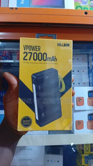 Brand New Villaon Vpower 27000mah Power Bank (22.5w Fast Charge)