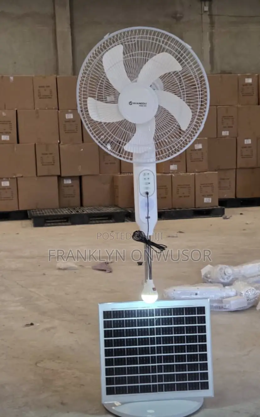 Solar Rechargeable Fan