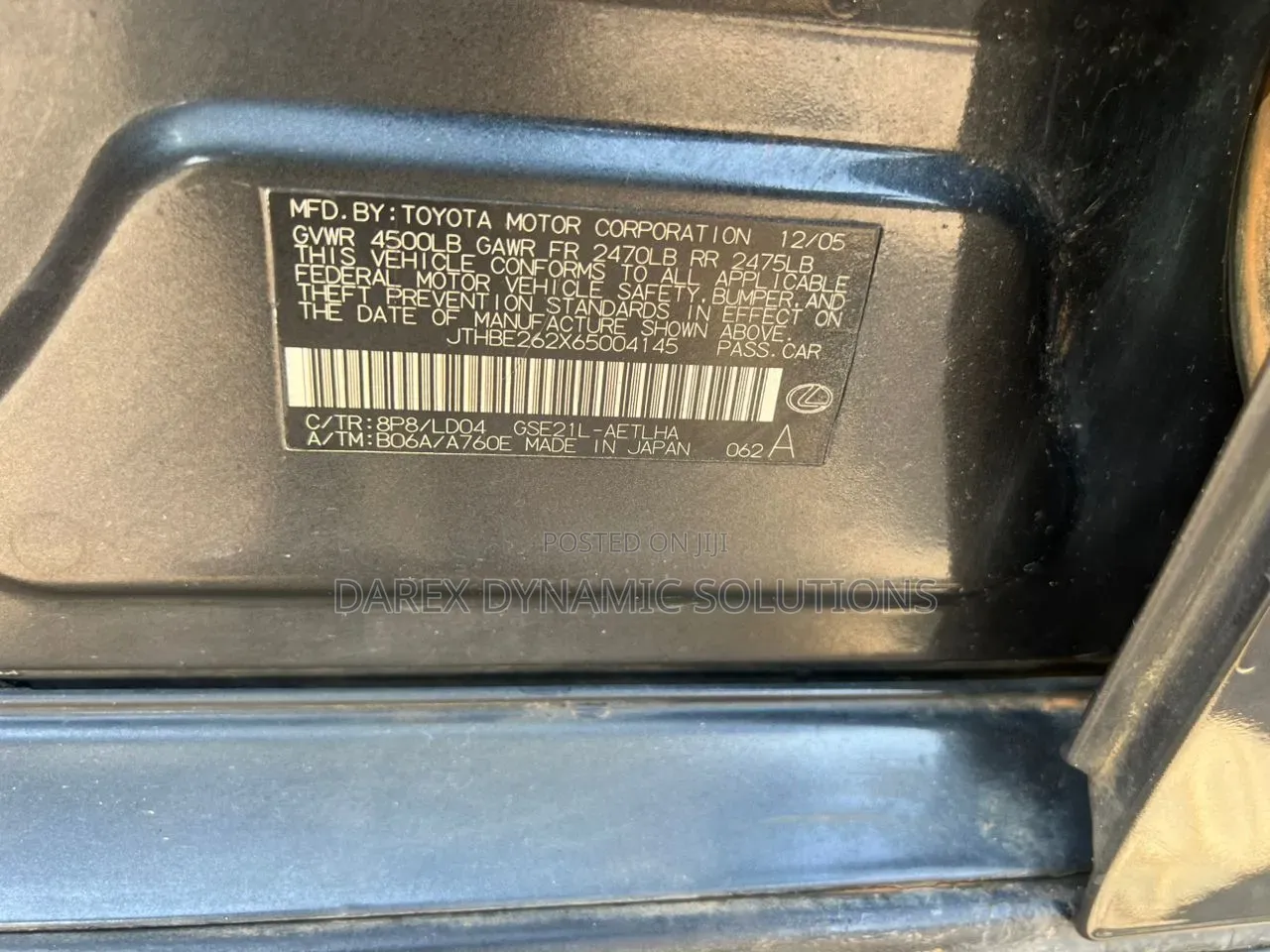 Lexus IS 350 2008 Gray