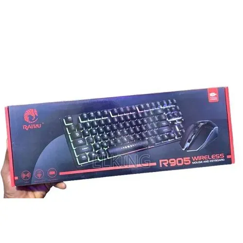 R905 Raiku RGB Gaming Wireless Keyboard and Mouse Combo