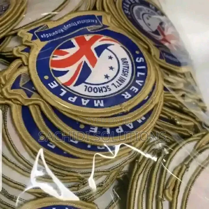 Monogrammed Badge