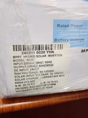 5kva 24v Yohako Hybrid Inverter (Transformer Based)