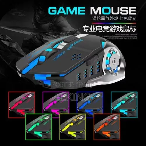 Rechargeable Wireless Silent Led Gaming Mouse