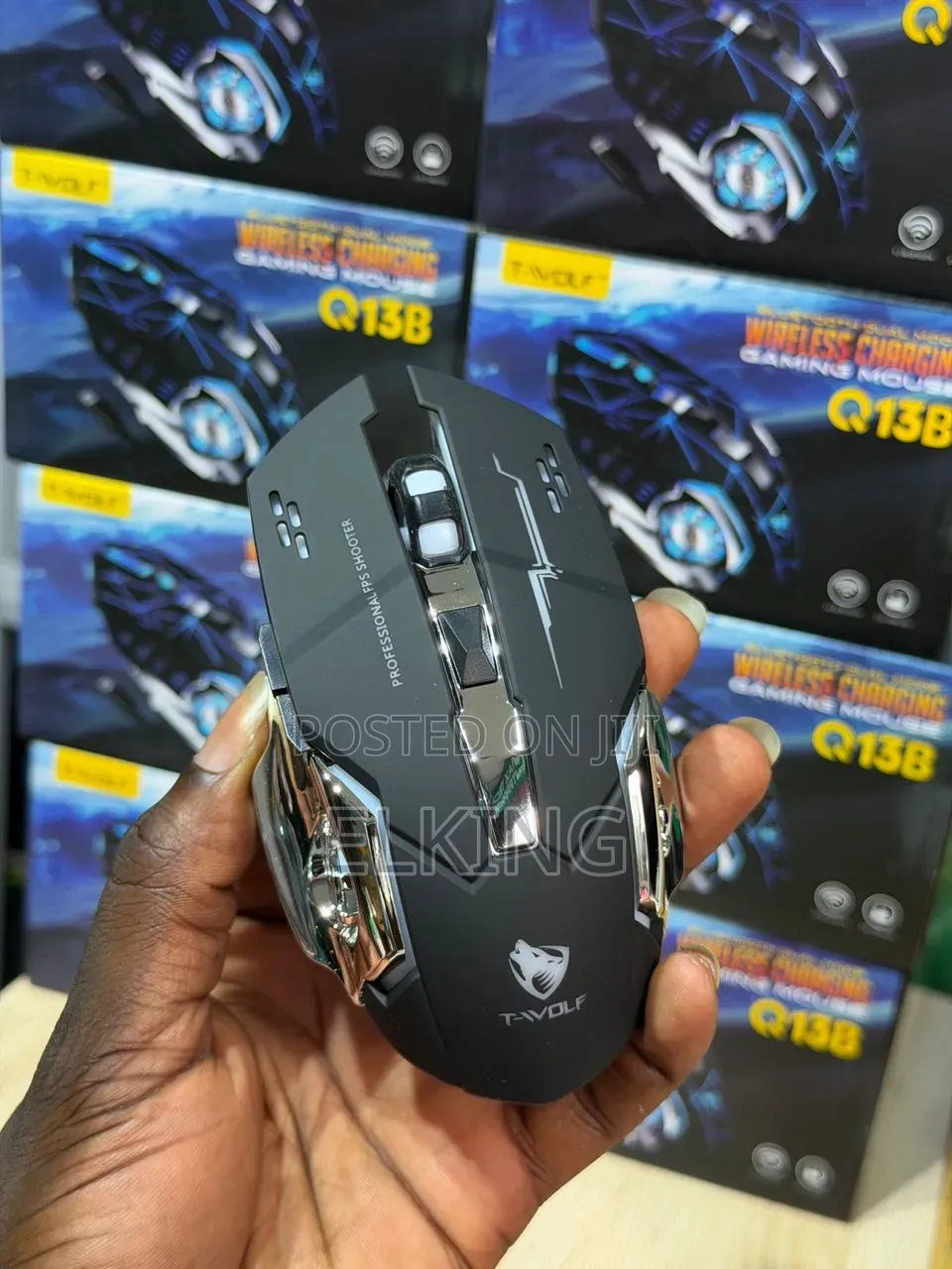 Rechargeable Wireless Silent Led Gaming Mouse