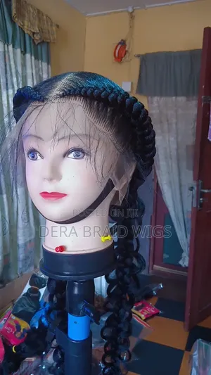 2 Side Braids Braided Wig