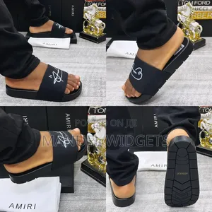 Amiri Carton Pam Slides — Premium Quality