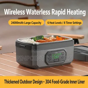 Rechargeable Electric Lunch Box 24000mah Food Warmer and Power Bank