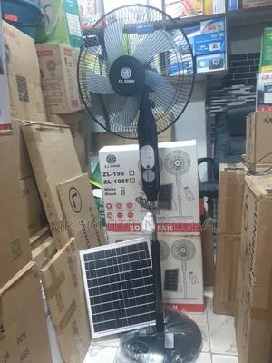 Ac/Dc Zl-Shadai 16" Inches Solar Fan With Panel and 1dc Bulb