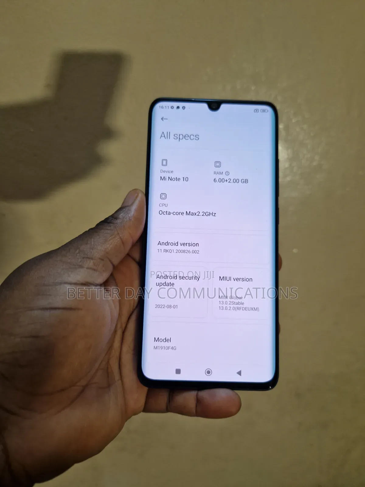 Xiaomi Mi Note 10 128 GB White