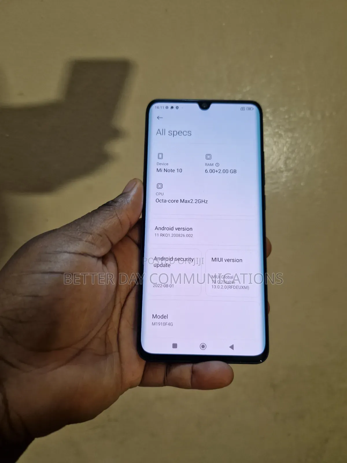 Xiaomi Mi Note 10 128 GB White