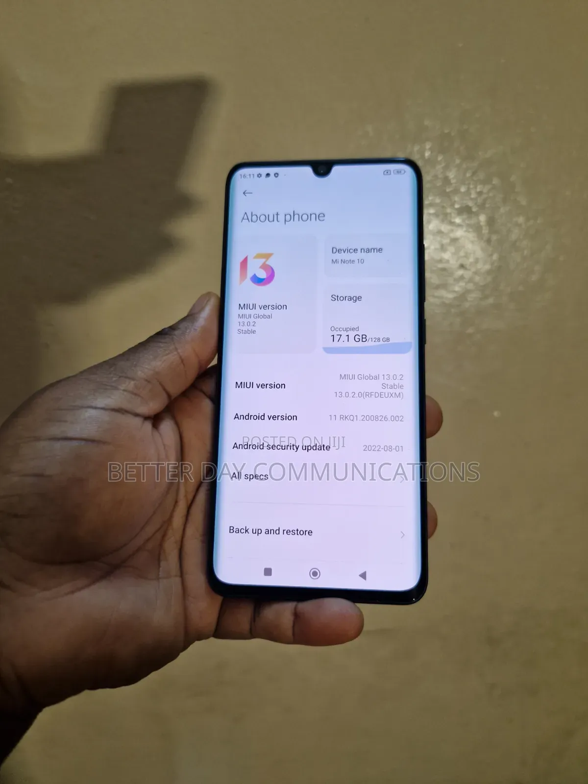 Xiaomi Mi Note 10 128 GB White