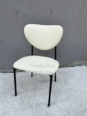 Minimalist Nordic Dining Chair - Luxury Leatherette Designer Seat