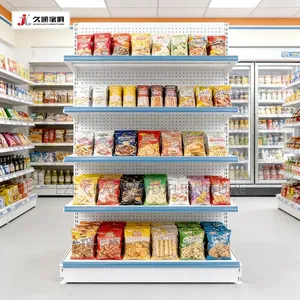 Single Face Quality Super Market Display Steel Rack