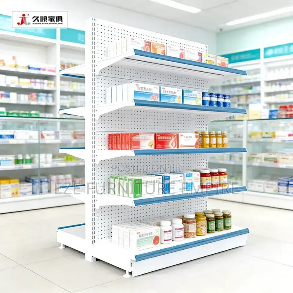 Double Face Quality Super Market Display Rack