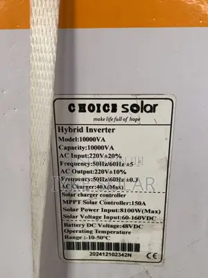 10kva 48v Choice Hybrid Inverter