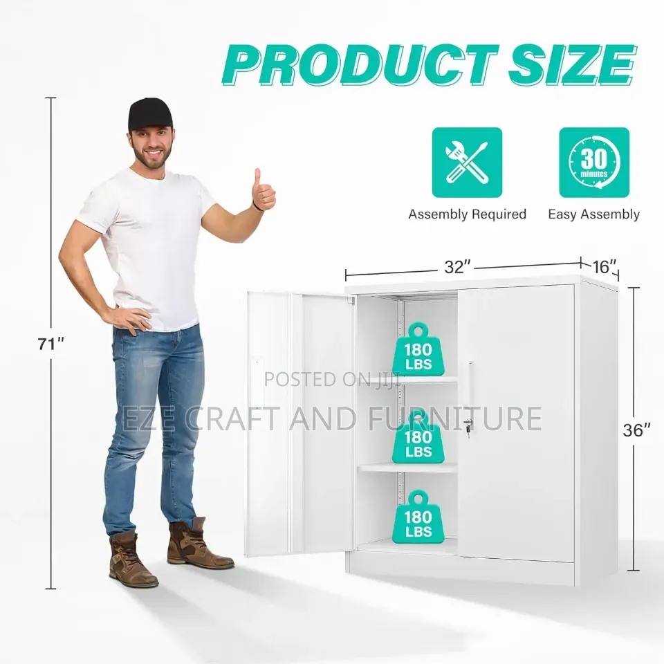 Multipurpose Medium Height Storage Cabinet