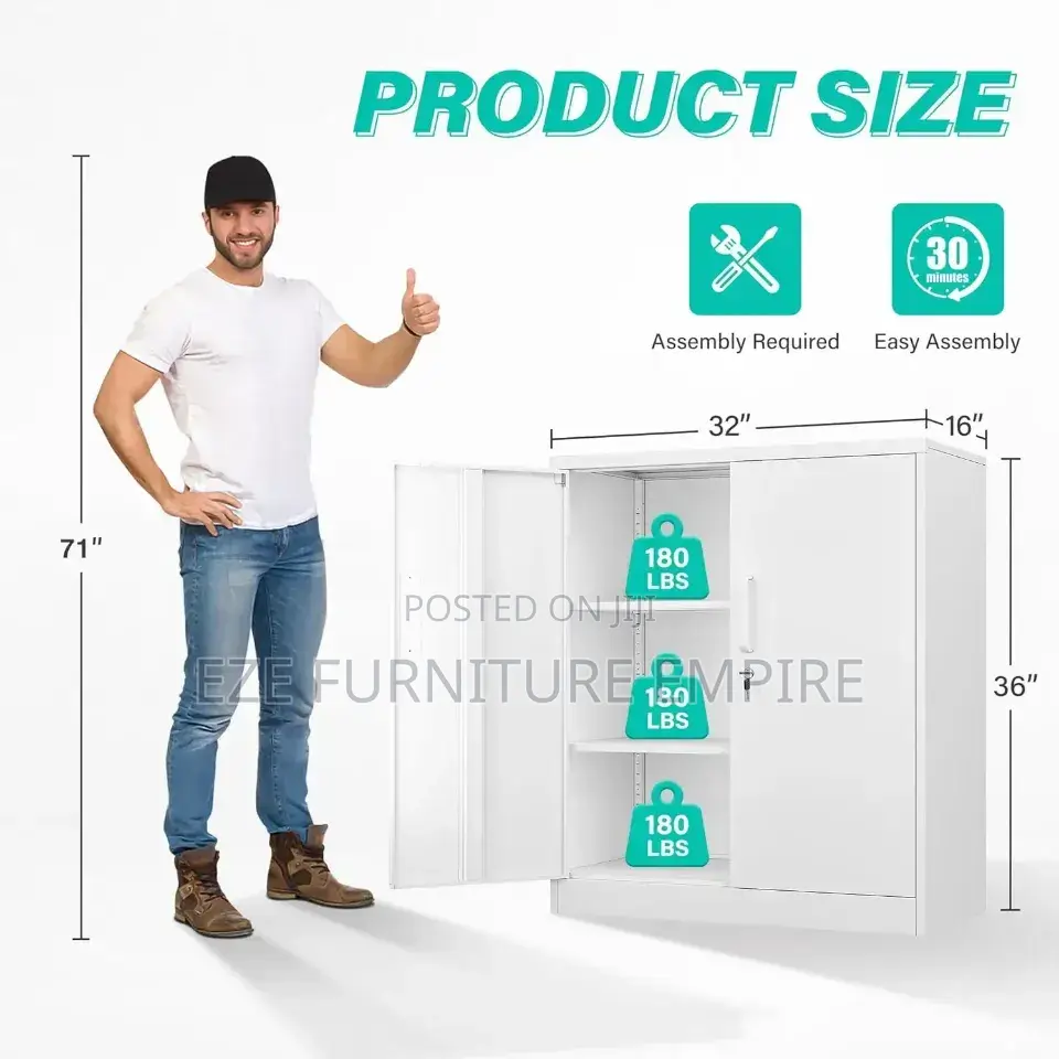Multipurpose Medium Height Storage Cabinet