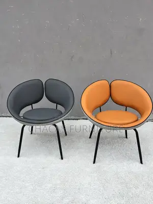 Luxury Tulip Designer Armchair - Modern Petal Back Lounge Seat