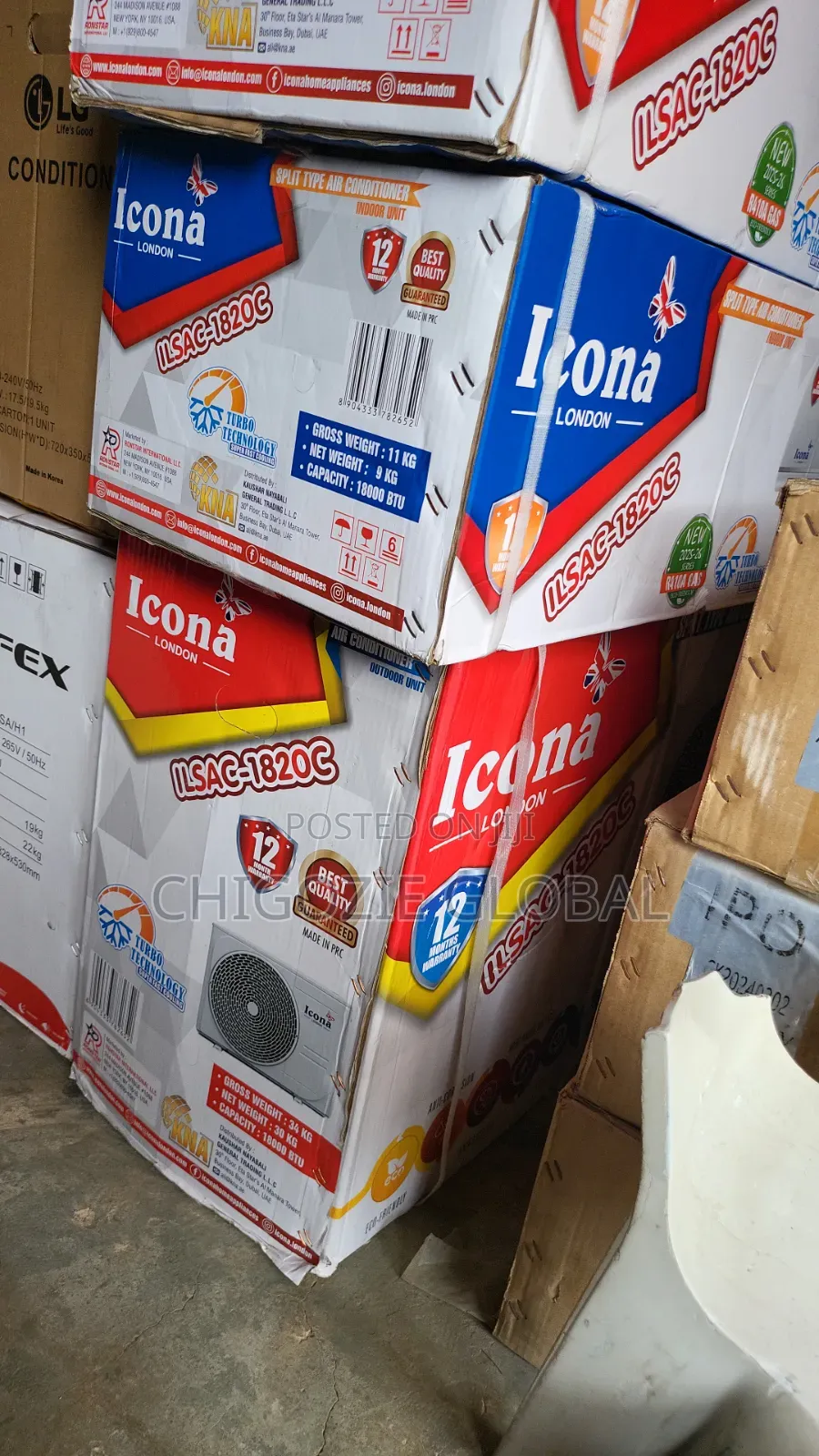 Icona 1hp Split Units Air Conditioner