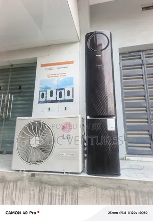 LG Floor Standing AC Uk Used 2.5hp Inverter 70% Energy Saving