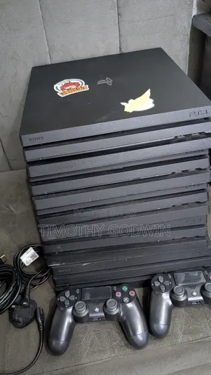 Uk Used Ps4 Pro With Installed Games and 2 Pads