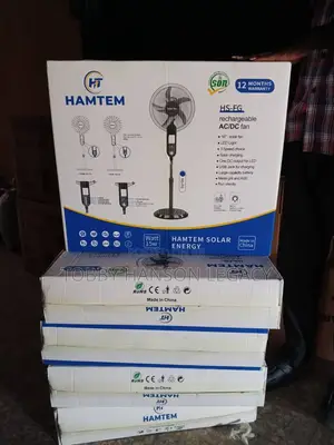 Hamtem Hs-Fg Rechargeable Ac/Dc Fan