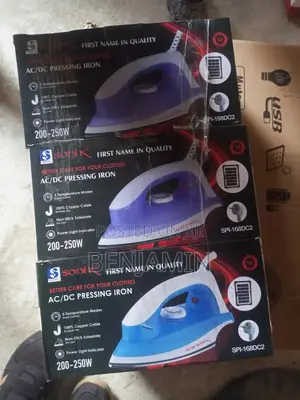 Portable Ac/Dc Pressing Iron (250-300w), Effective and Efficient