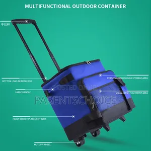 Rolling Cooler 35l Collapsible Portable Soft Cooler Bag