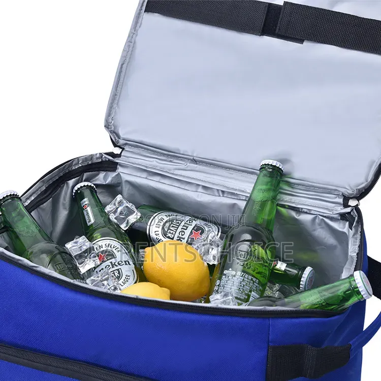Rolling Cooler 35l Collapsible Portable Soft Cooler Bag