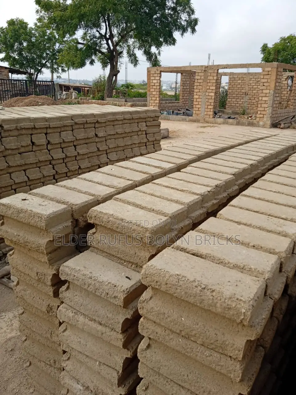 6 Inches Interlocking Manual Brick Pressmachin