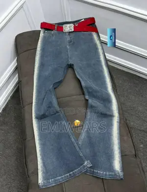 Brand New Men's Blue Flare Jeans