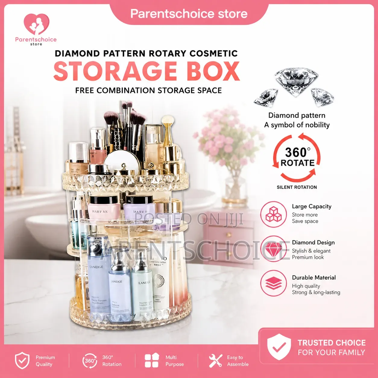 Acrylic Makeup Organizer