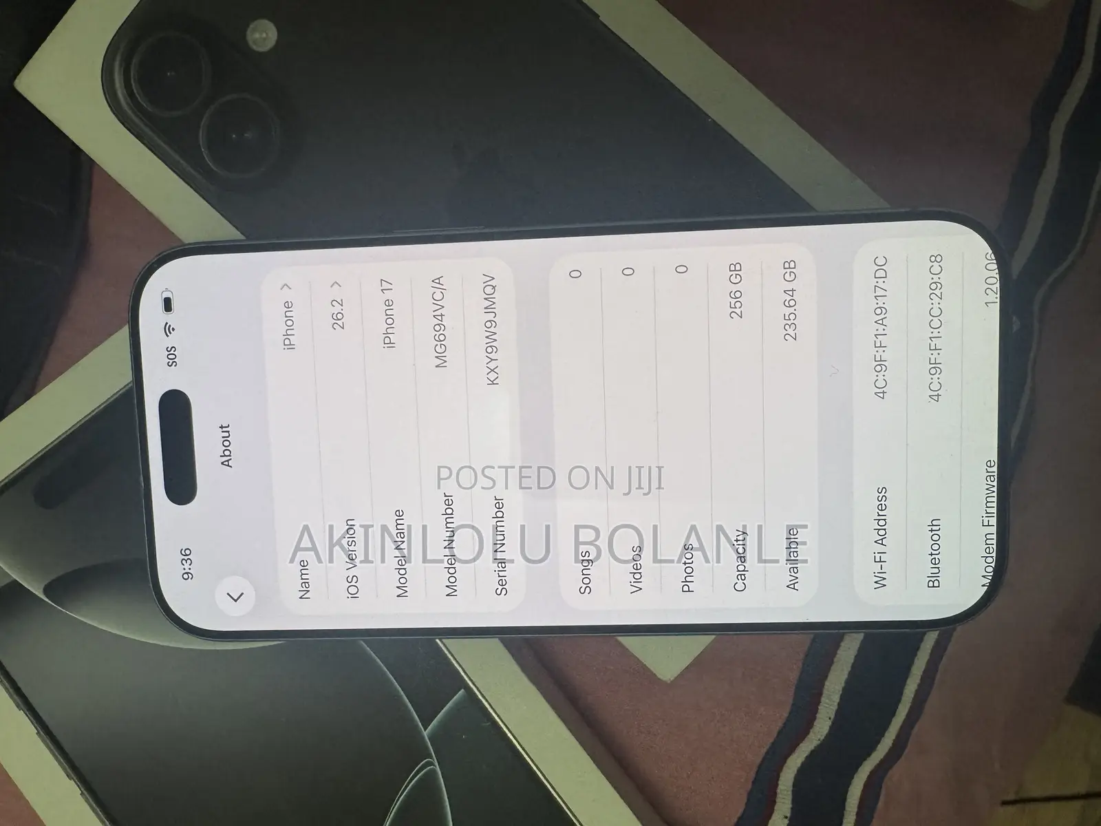 Apple iPhone 17 256 GB Blue
