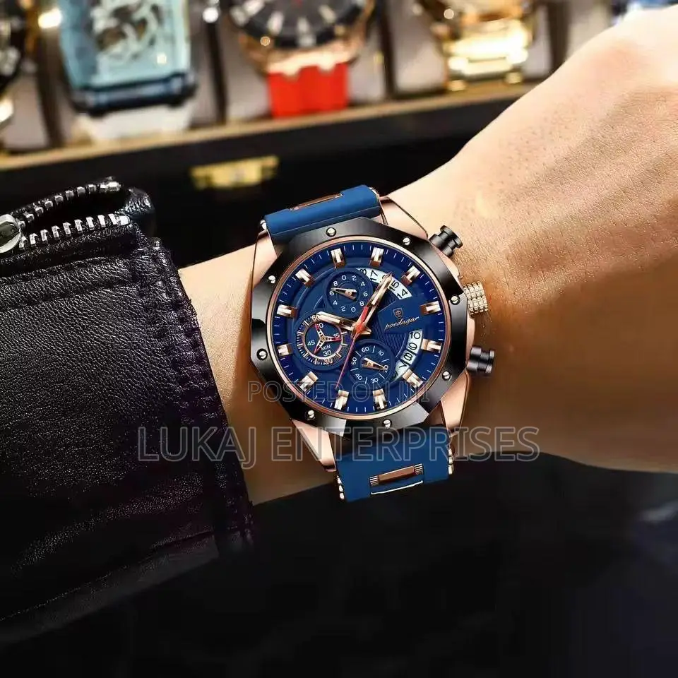 Poedagar Rubber Chronograph