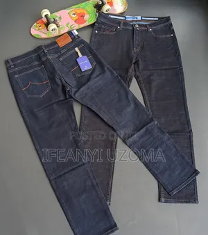 Classic Fitted Men Jeans Trousers