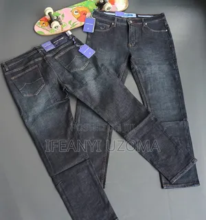 Classic Fitted Men Jeans Trousers