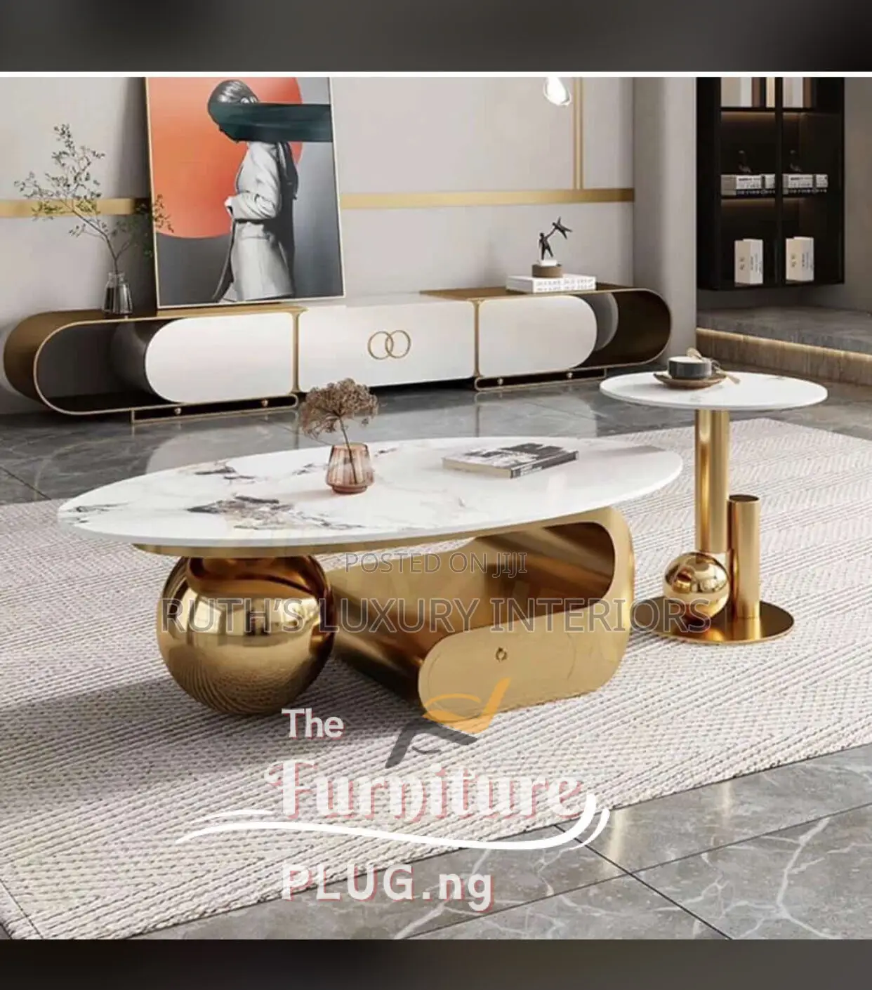 Luxury Imported 2in1 Center Table