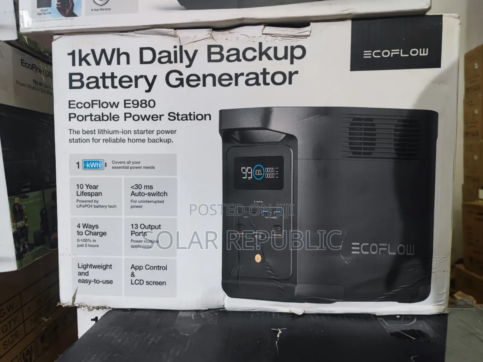 Ecoflow E980 1kwh Solar Generator