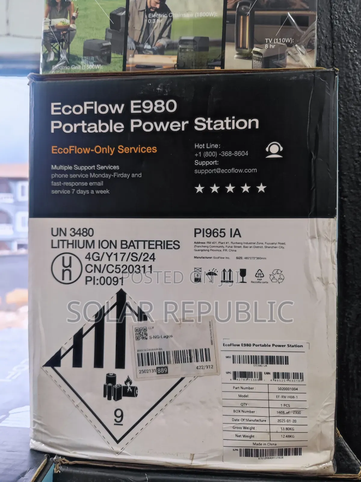 Ecoflow E980 1kwh Solar Generator