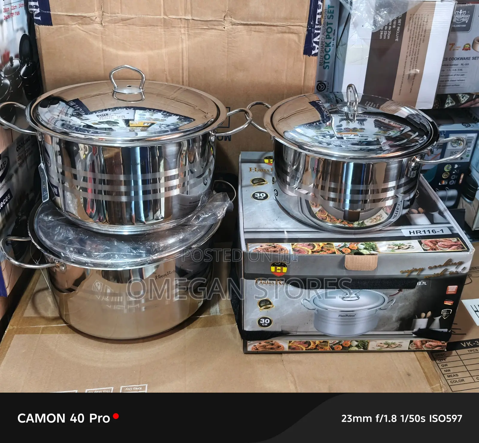 3pc Hausroland Stainless Steel Cookware