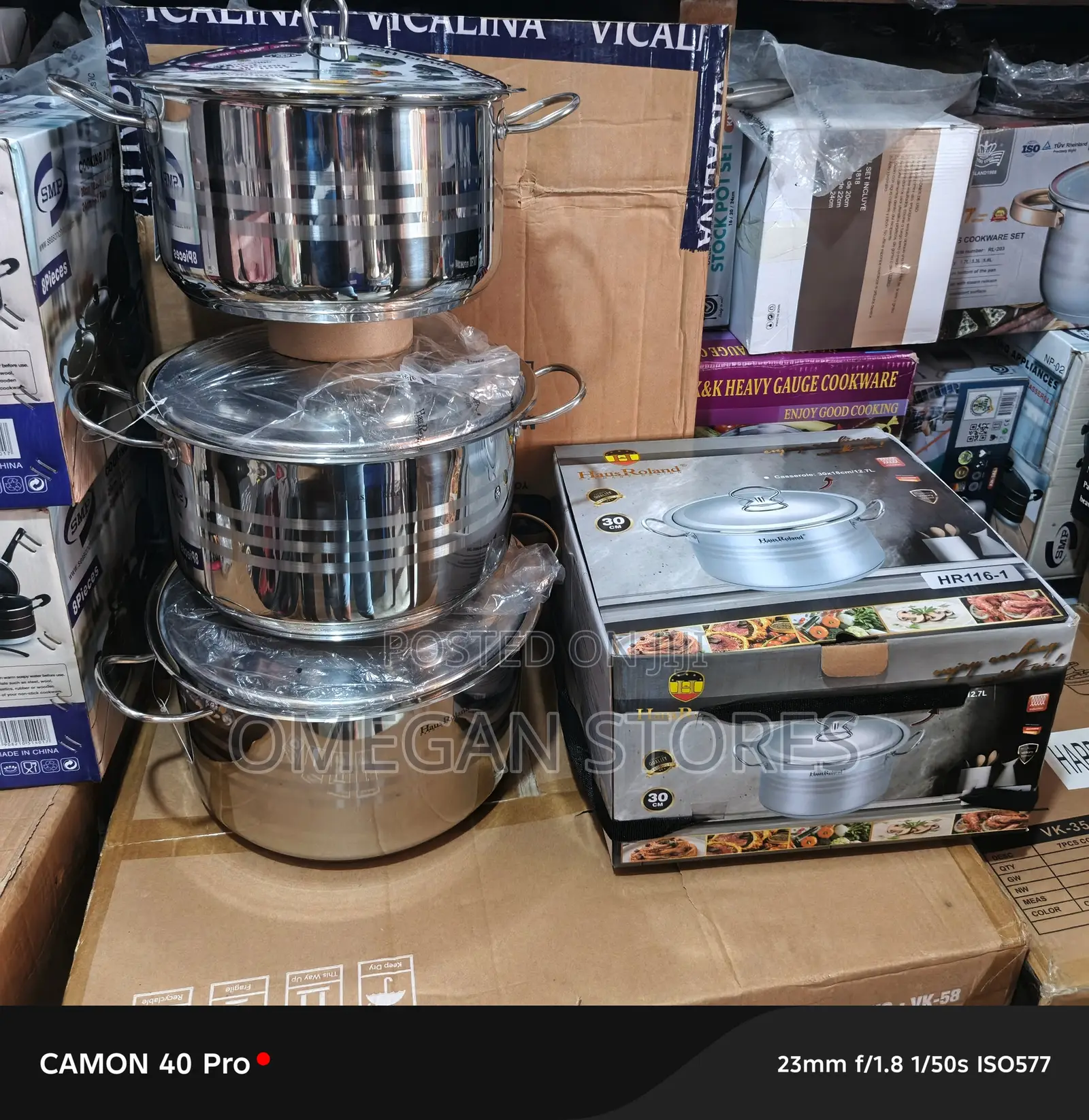 3pc Hausroland Stainless Steel Cookware