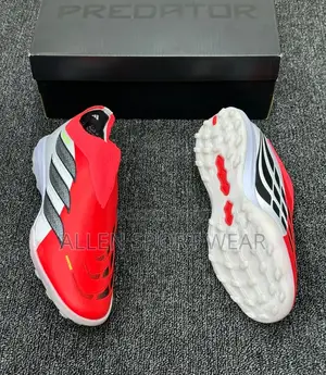 Adidas Predator Turf Boots Laceless Soccer Shoes for Artificial Grass