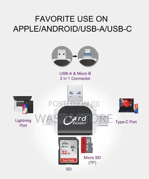 4in1 Card Reader Micro Sd Memory Card Adpater