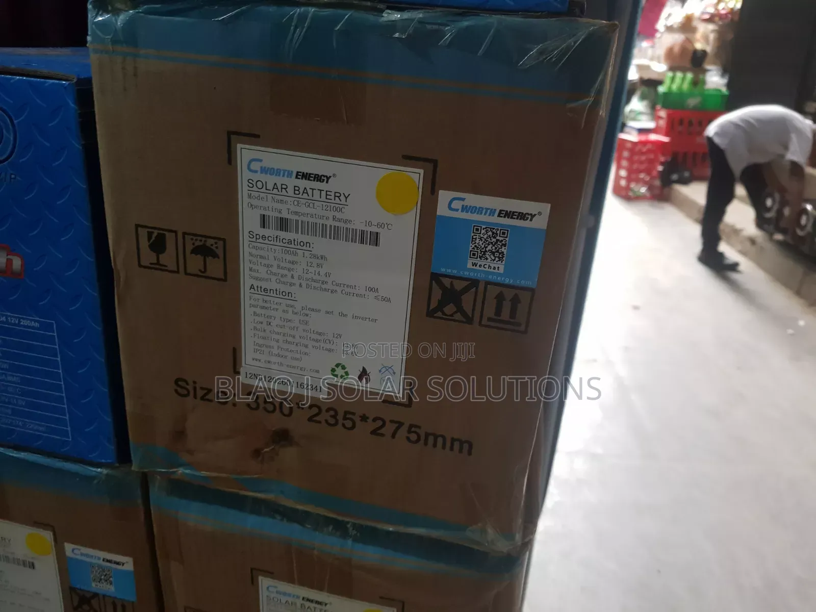 Cworth 100ah Lithium Battery 12v