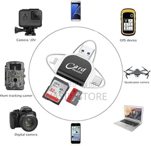 4in1 Card Reader Micro Sd Memory Card Adpater