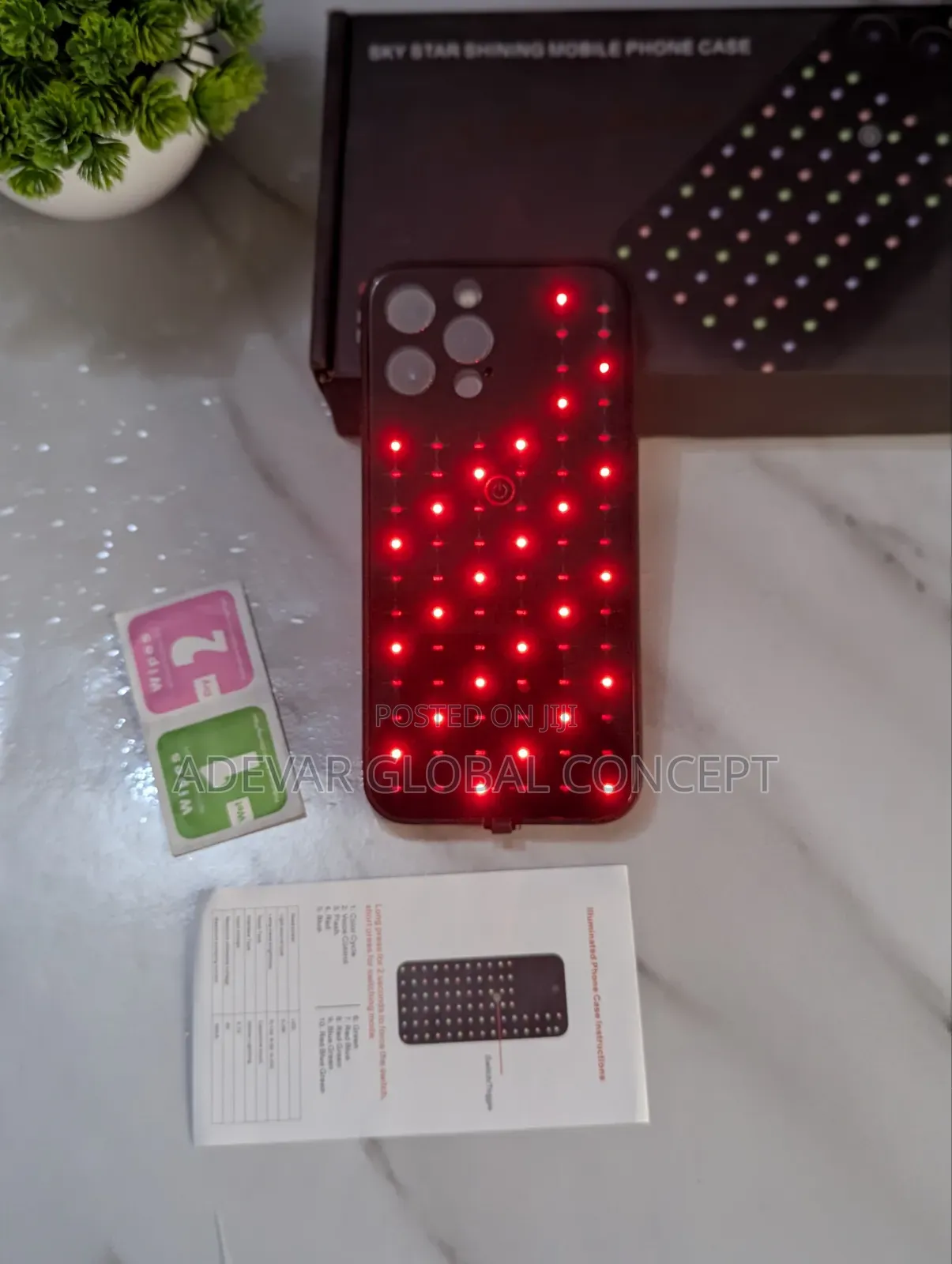 Glow Light Phone Back Pouch for iPhone 13 Pro Max