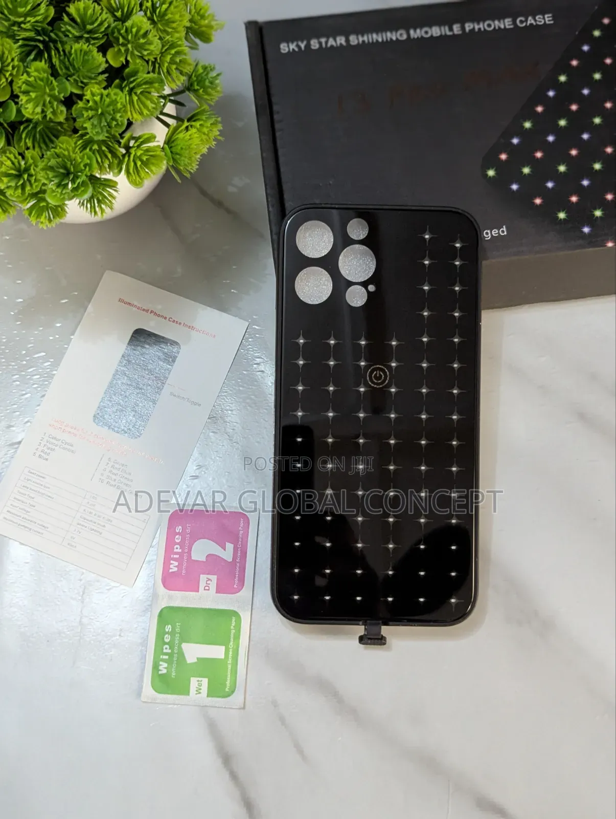 Glow Light Phone Back Pouch for iPhone 13 Pro Max