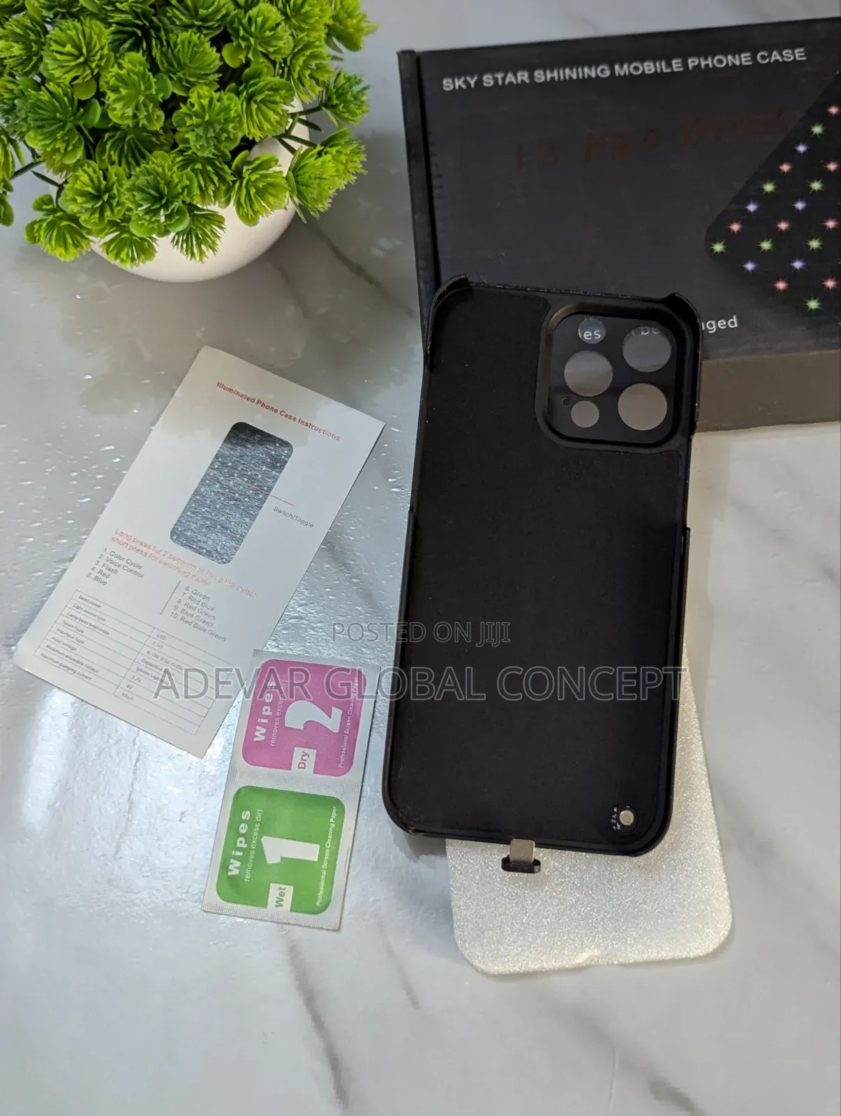 Glow Light Phone Back Pouch for iPhone 13 Pro Max