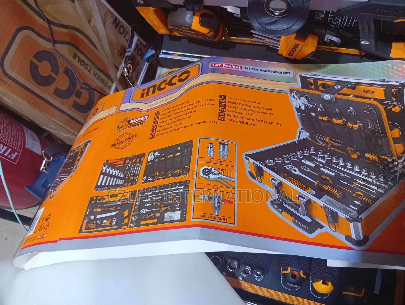 Ingco 147 PCS Hand Tools Set