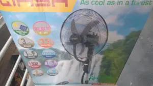 Qasa 18-Inch Rechargeable Mist Fan. With Led.